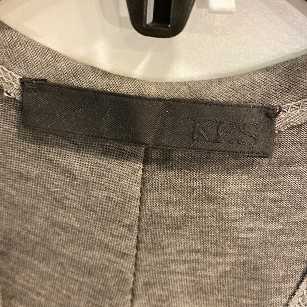 KES Racer Back Tank Dress in Graphite - Picture 4 of 6